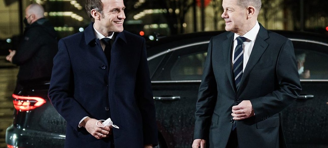 макрон, шольц, франція, німеччина