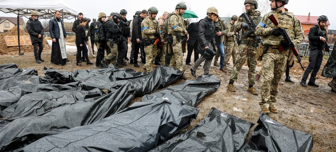 Буча, трупы, геноцид