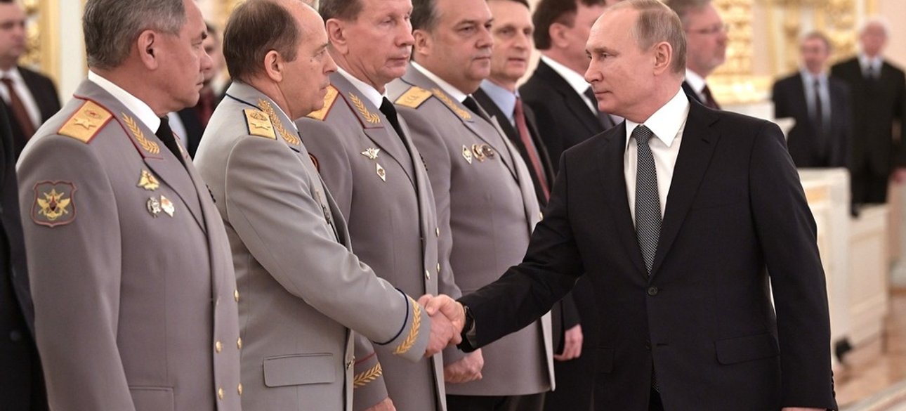 путин, российские генералы