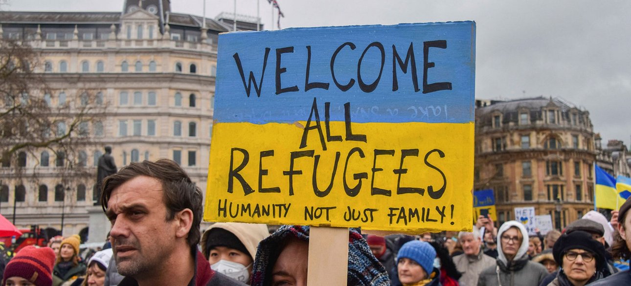 беженцы, украина, британия
