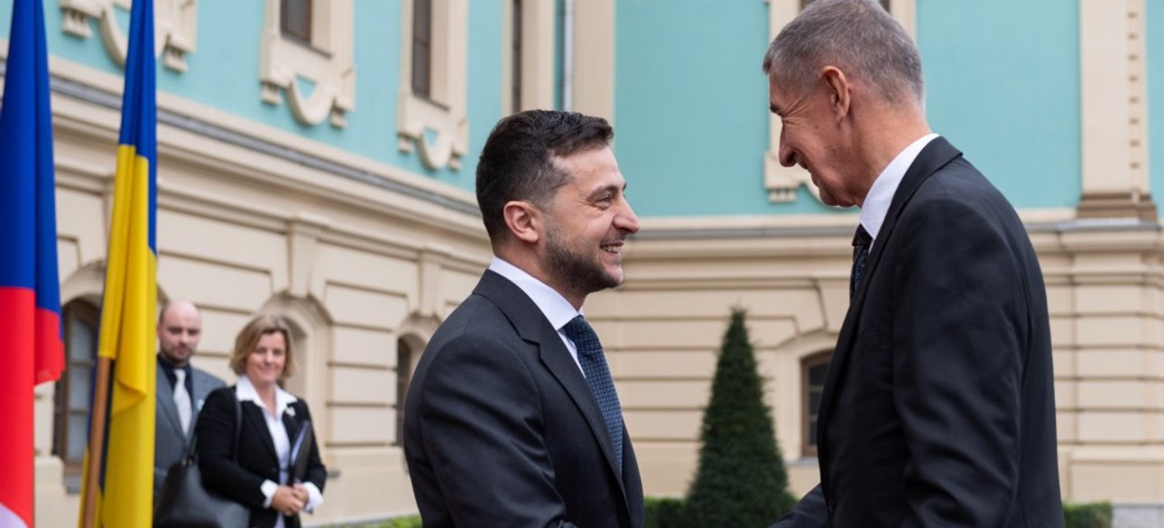 Президент України Зеленський та прем'єр Чехії Бабіш