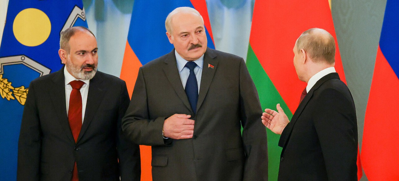 Пашинян, Лукашенко, Путін, ОДКБ