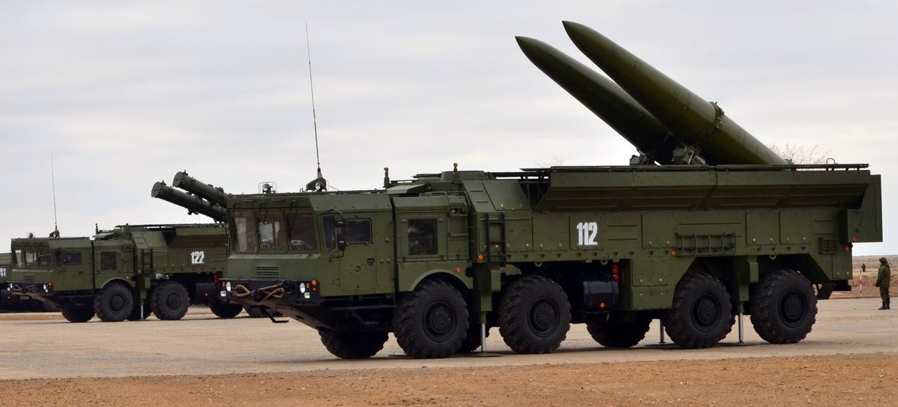 Установки для запуска российских ракет "Искандер"