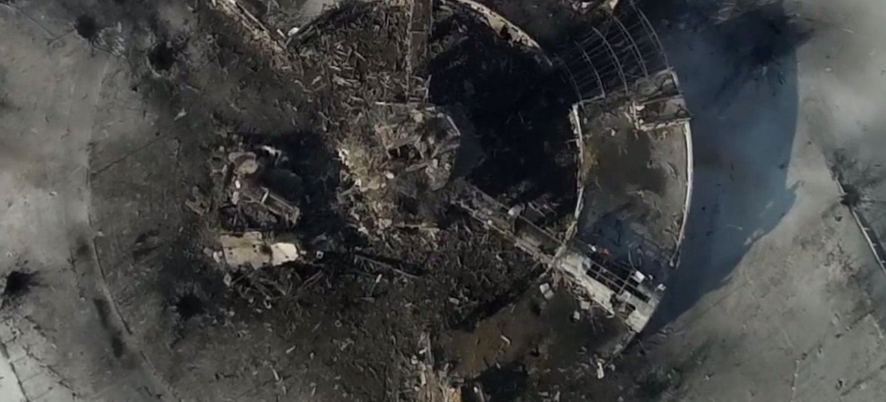 Донецкий аэропорт / кадр из Youtube