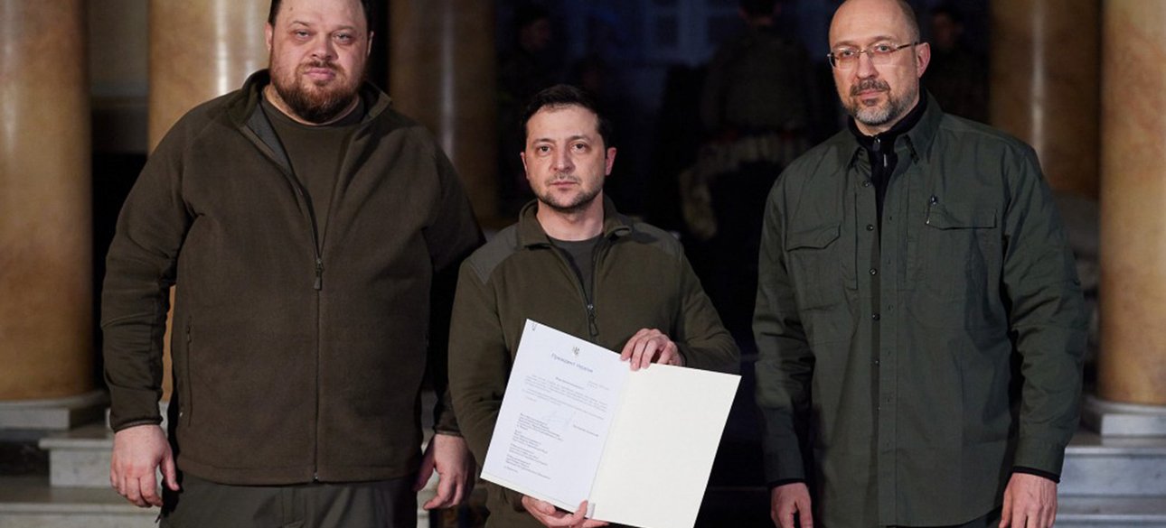 Зеленський Стефанчук Шмигаль, Україна ЄС, членство у ЄС