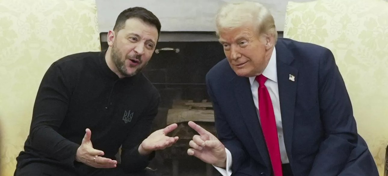 Зеленский Трамп Зеленский и Трамп — диалог в Овальном кабинете