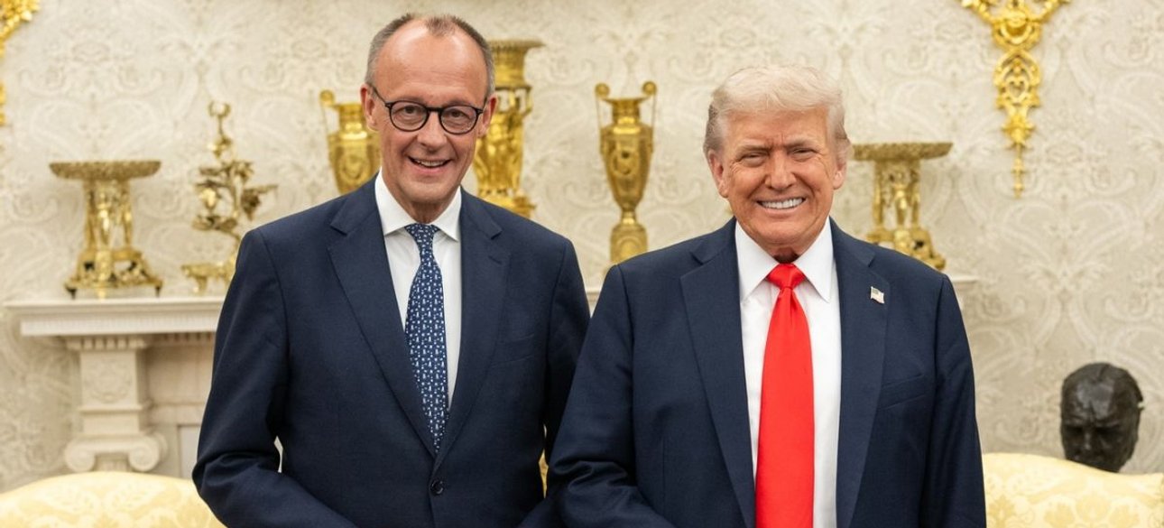 Фрідріх Мерц і Дональд Трамп переговори