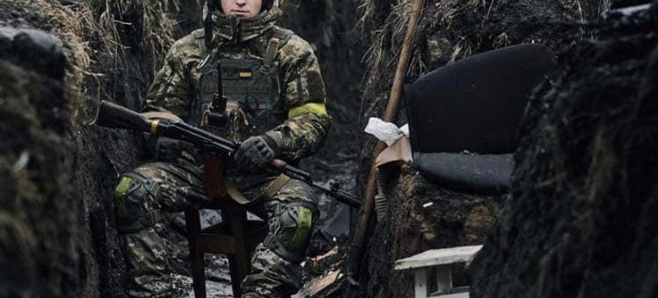 военнослужащий всу, окоп, военный