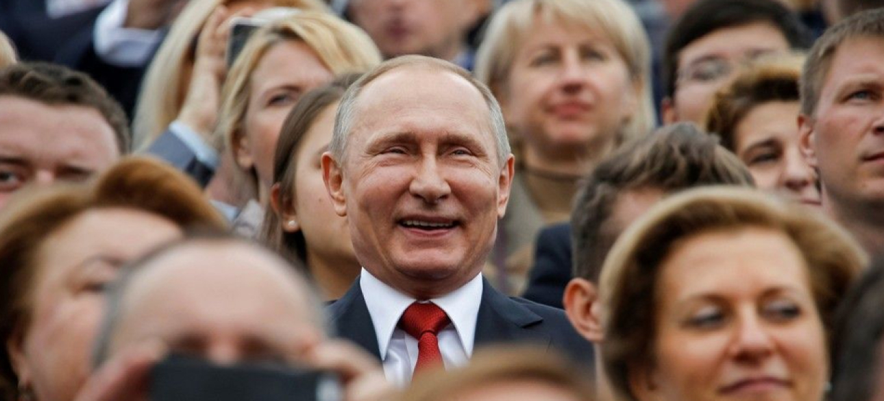 Владимир Путин, толпа