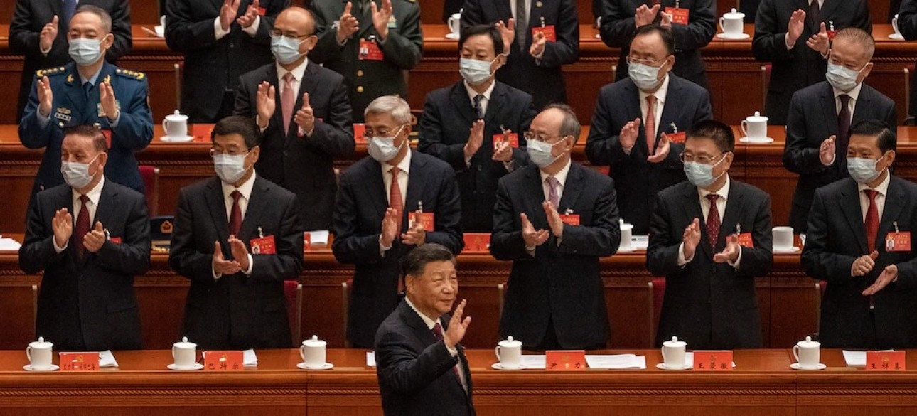 „Prezydent Chin Xi Jinping, który podbił Tybet, Hongkong i Sinjiang z pomocą lud...