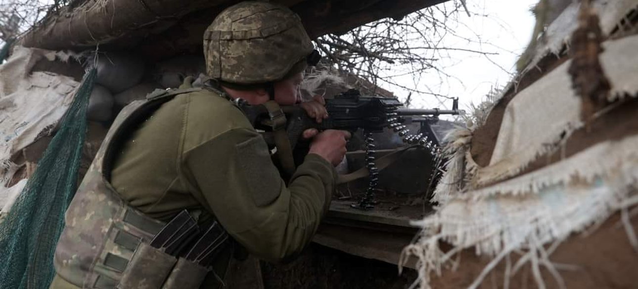 всу, военнослужащий, пулемет, пули