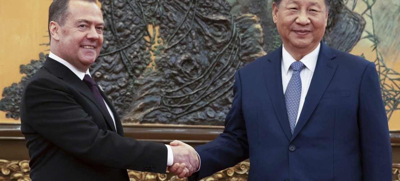 медведев, си, россия, китай