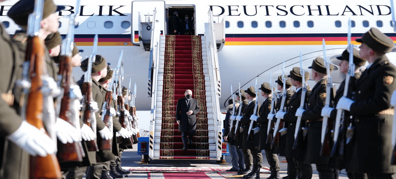 Олаф Шольц в Киеве