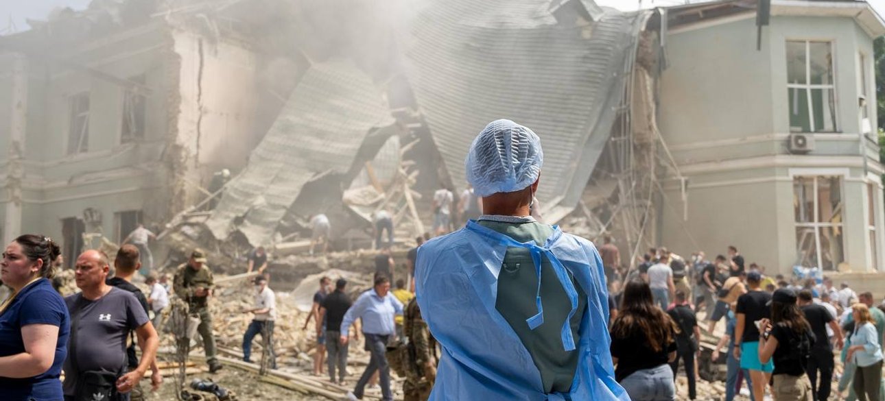 охматдит, ракетний удар