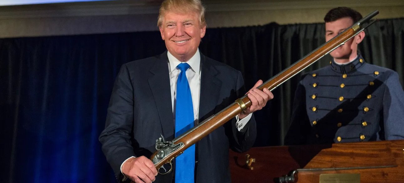 трамп, ружье, сша