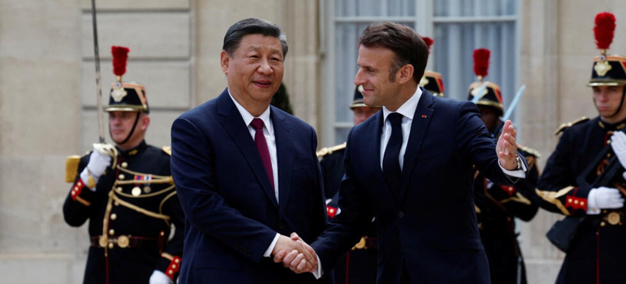 си цзиньпин, макрон, китай, франция