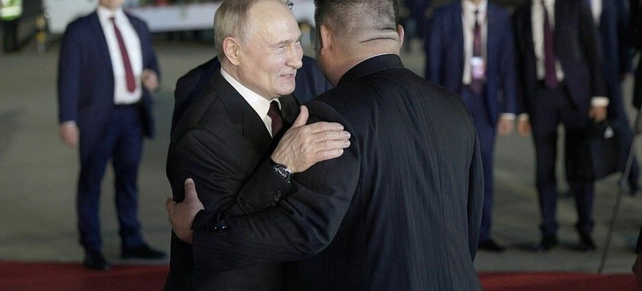 Путин, Ким Чен Ын, Россия, КНДР