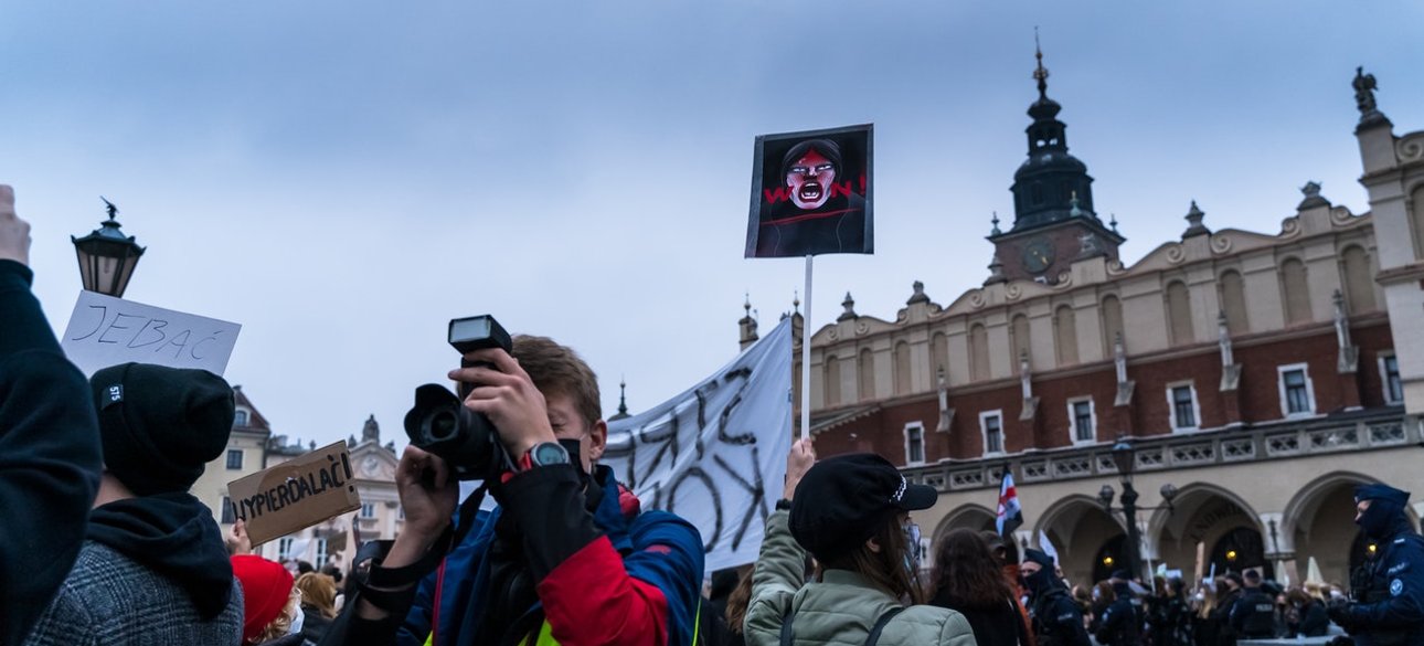 Варшава, Польша, митинг в Варшаве, протесты в Польше
