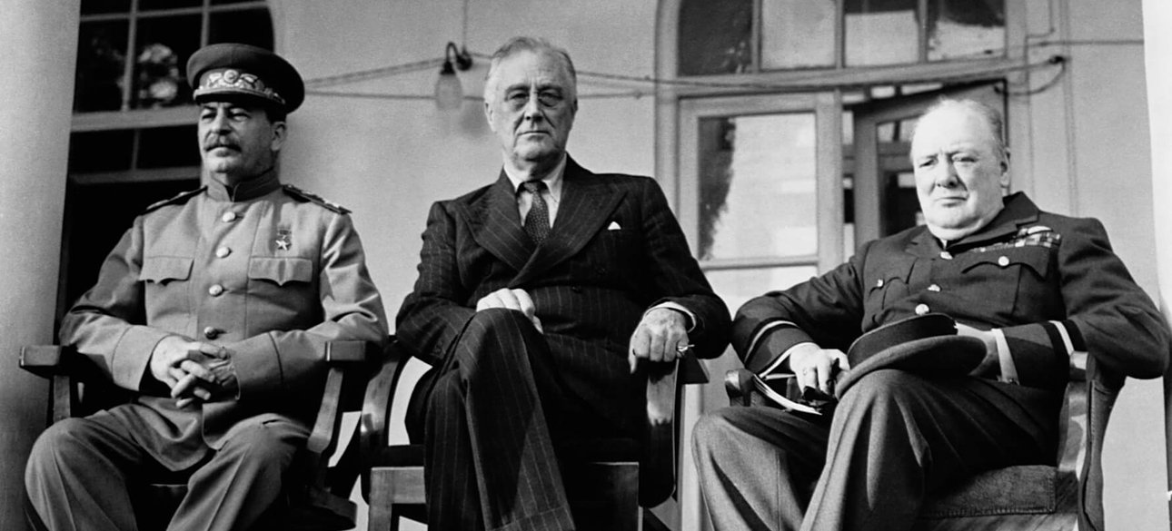 Сталин, Рузвельт, Черчилль, Тегеран