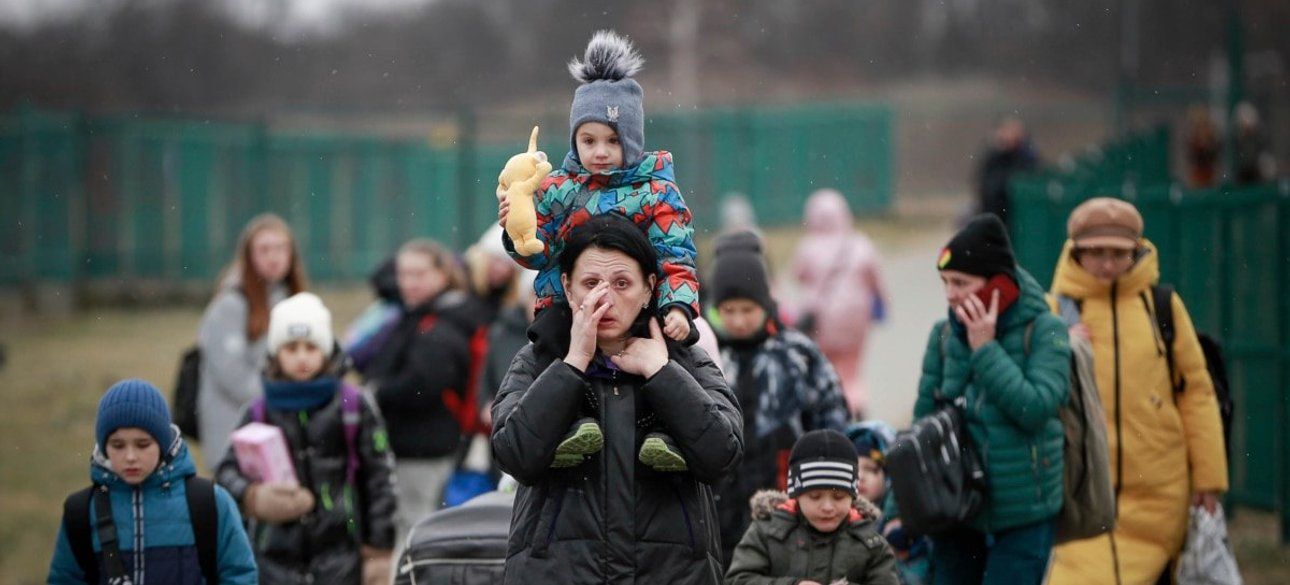 Переселенцы, беженцы, Украина, украинцы, дети