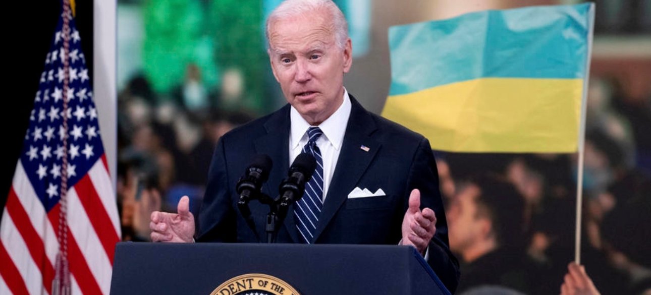 джо байден, президент сша, флаг украины