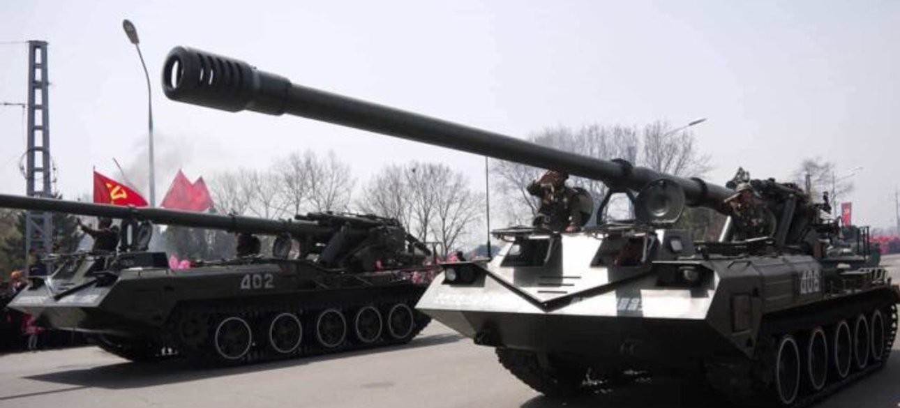 САУ М1989, Північнокорейська САУ М1989, САУ М1989 Коксан, дальність стрілянини з САУ М1989, 170-мм снаряди, снаряди для САУ М1989, САУ М1989 відео