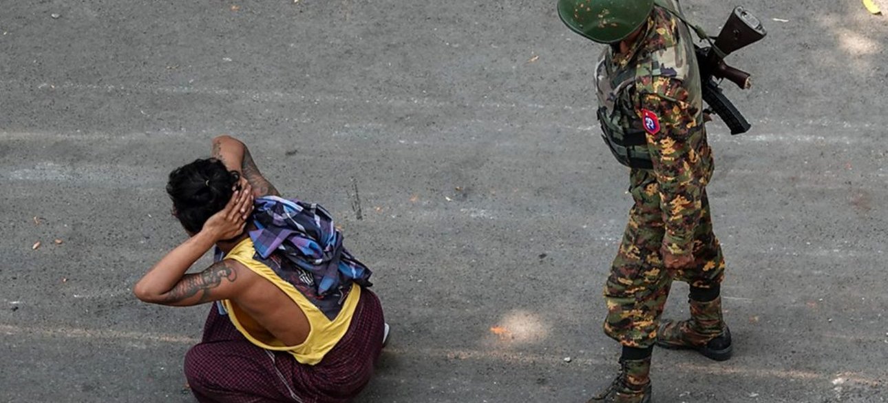 Мьянма, военный, задержание активиста, протесты в Мьянме