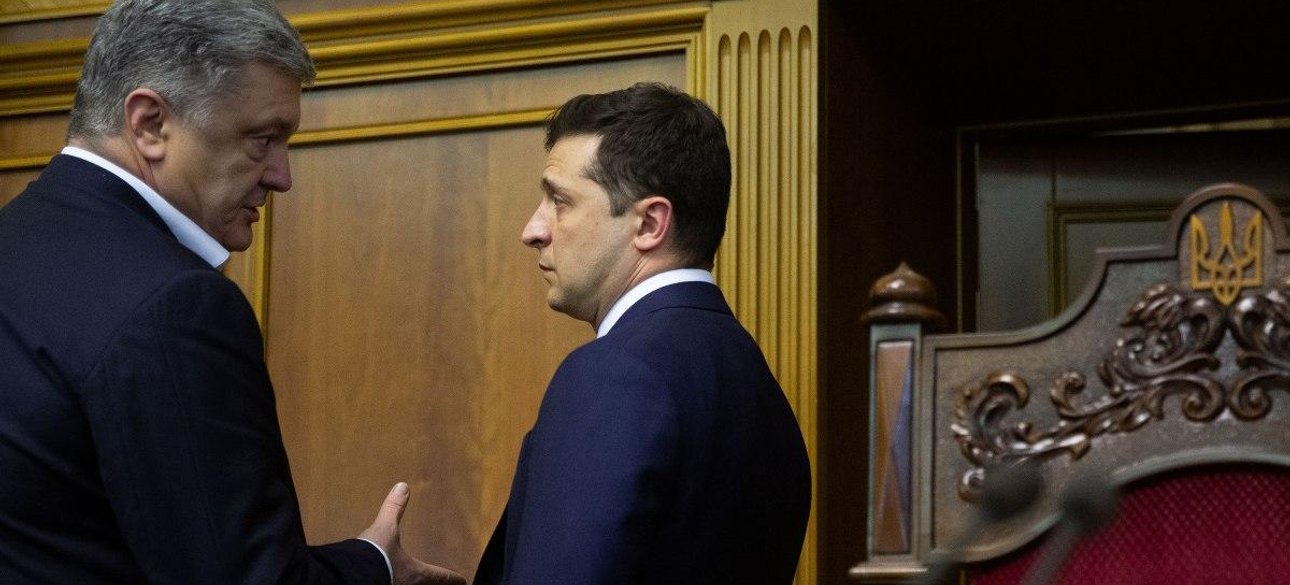 Петро Порошенко та Володимир Зеленський