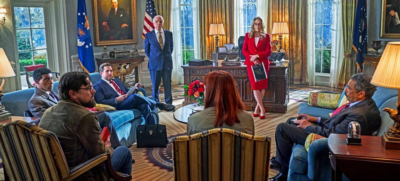 кадр из фильма не смотри наверх, фильм don`t look up, фильм netflix