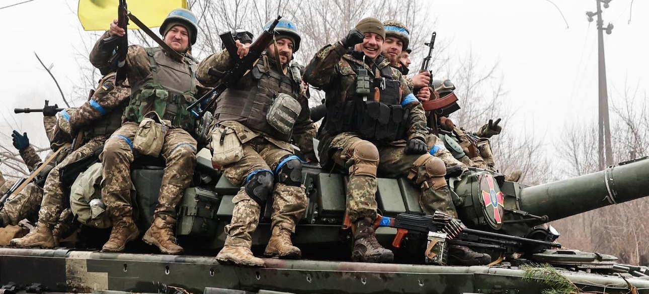 всу, флаг украины, танк