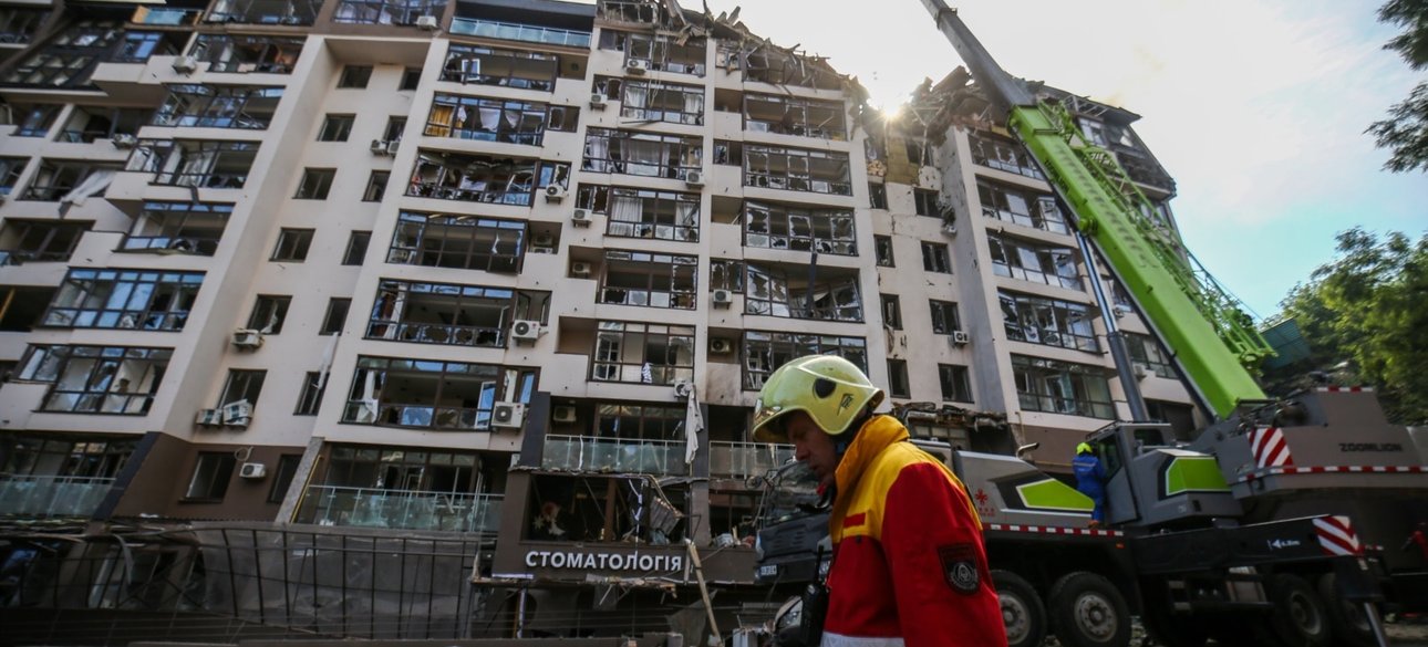 Ракетный удар, Киев, Глыбочицкая, обстрел, Лукьяновка
