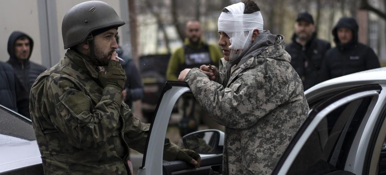 Военный, ВСУ, раненный