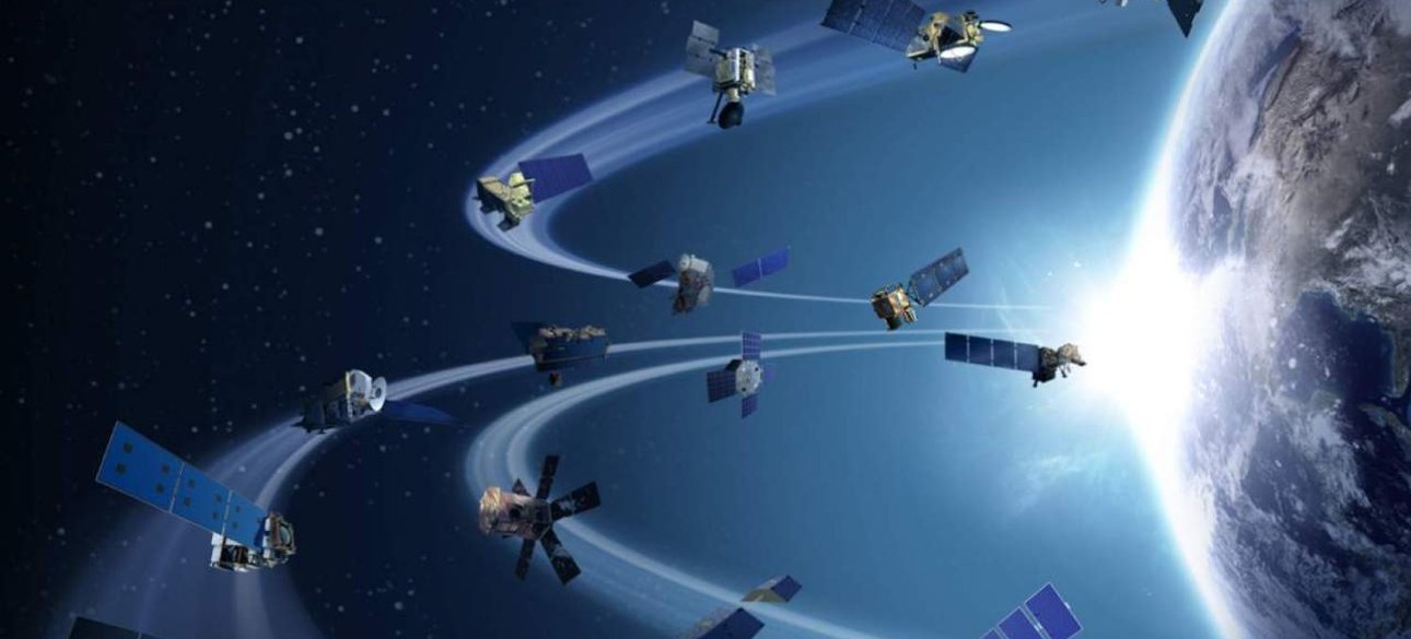 Группа спутников системы Starlink