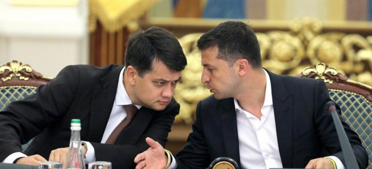 Дмитрий Разумков и Владимир Зеленский