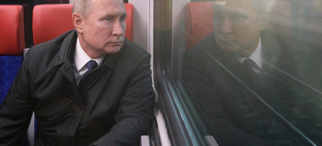 путін, росія, поїзд