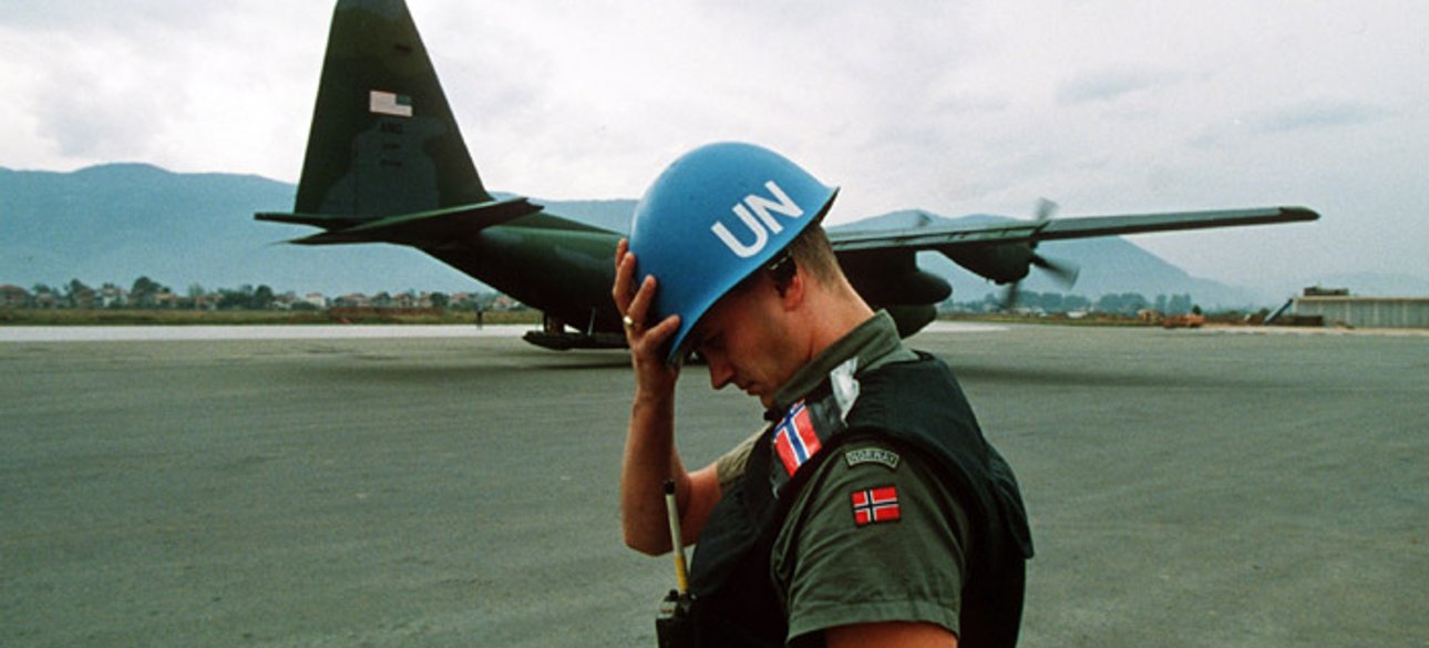 ООН, миротворец, босния