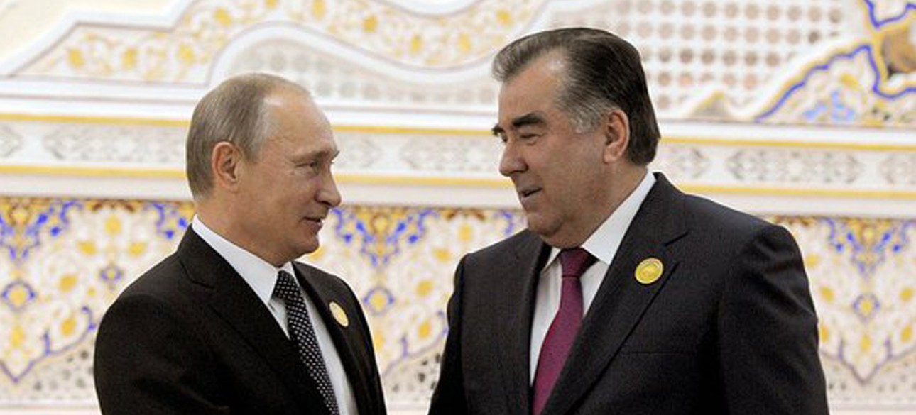 Владимир Путин, Эмомали Рахмон, Россия Таджикистан