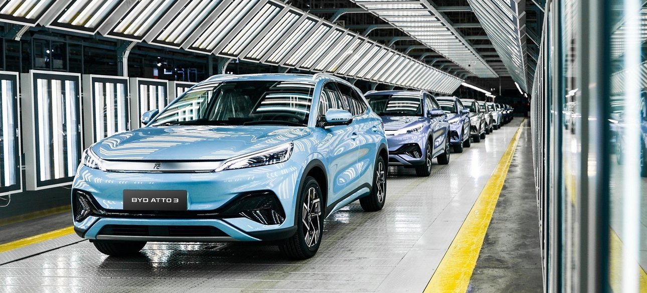 BYD, электромобили