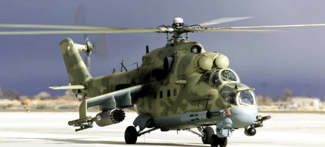 гелікоптер полювання на дрони, радянські гелікоптери, россійські гелікоптери, Мі-24, ударні вертольоти