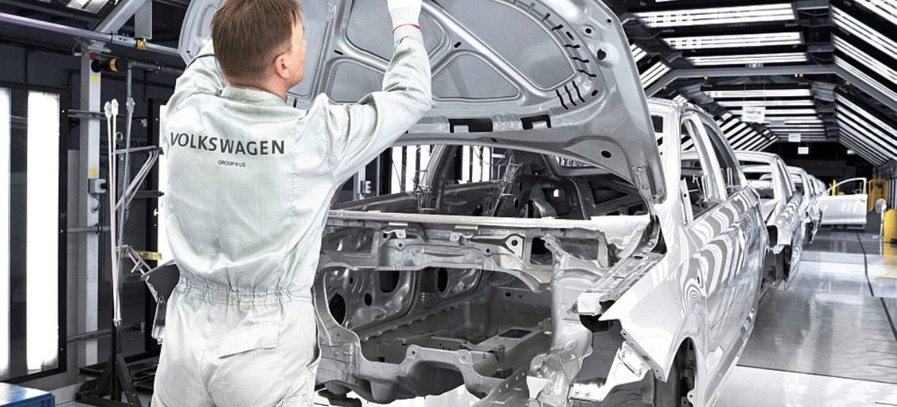 Сборочный цех завода Фольксваген