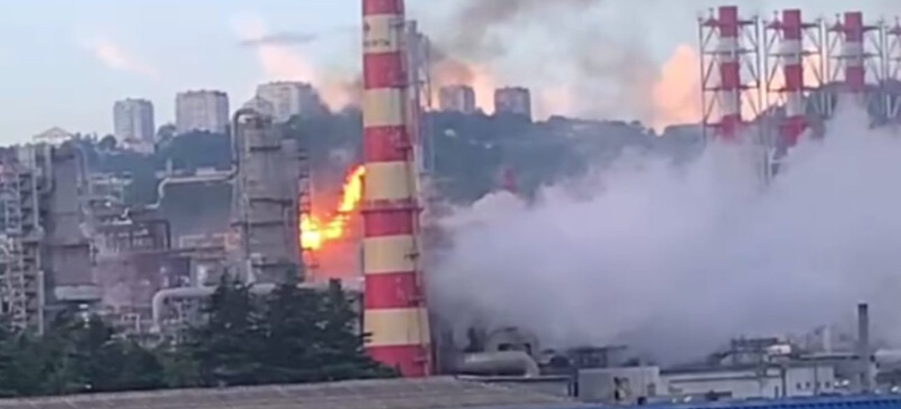 Новороссийский порт Украинский удар по порту Новороссийск