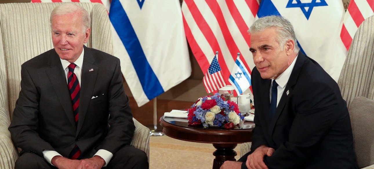 Яир Лапид, Джо Байден