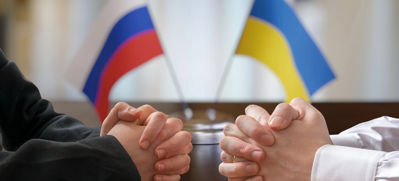 Украина, Россия, флаг