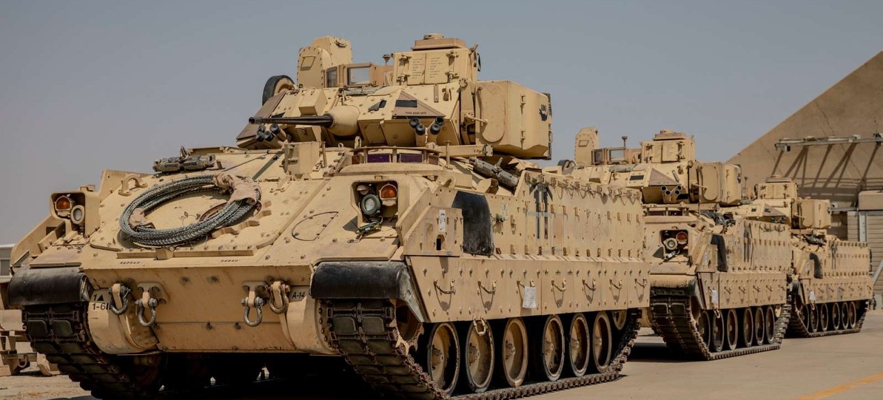 From the loss of 16 BMP Bradley, American propaganda made almost a military coll...