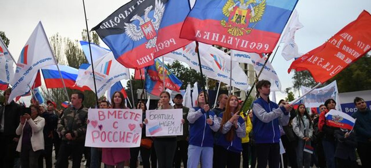 акция, россия, донбасс, днр, аннексия