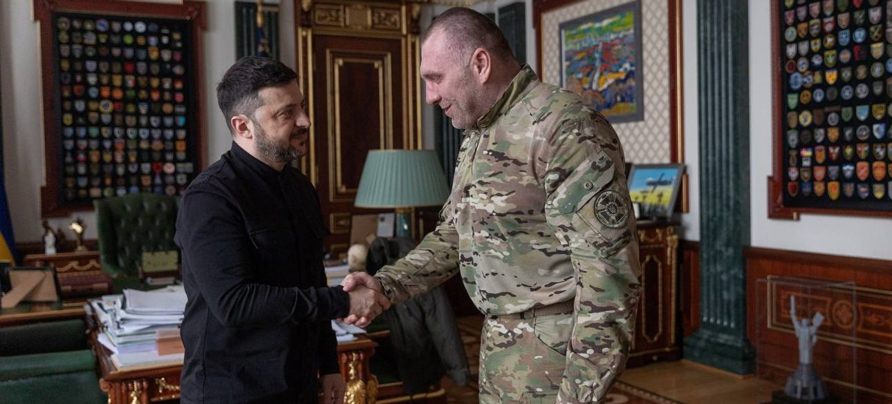 Зеленский и Малюк Зеленский и Малюк в кабинете президента
