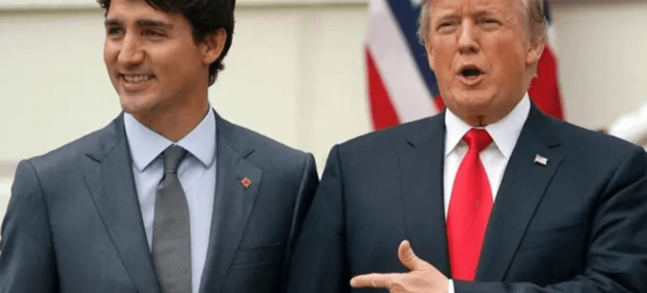 Дональд Трамп и Джастин Трюдо