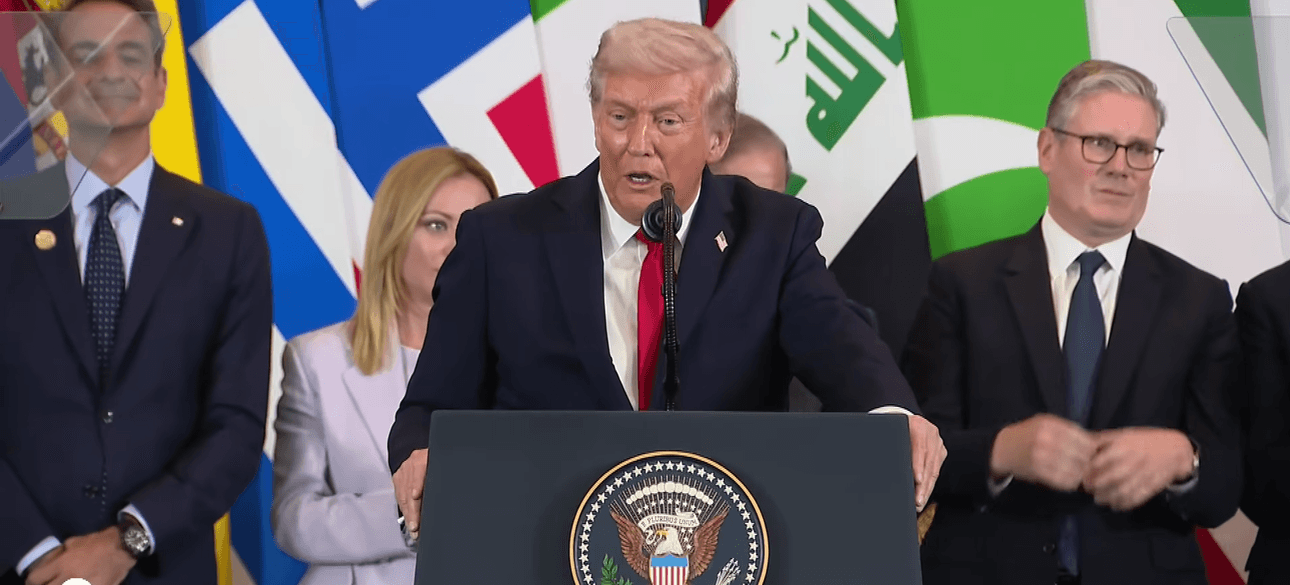 Трамп на саммите мира на Ближнем Востоке