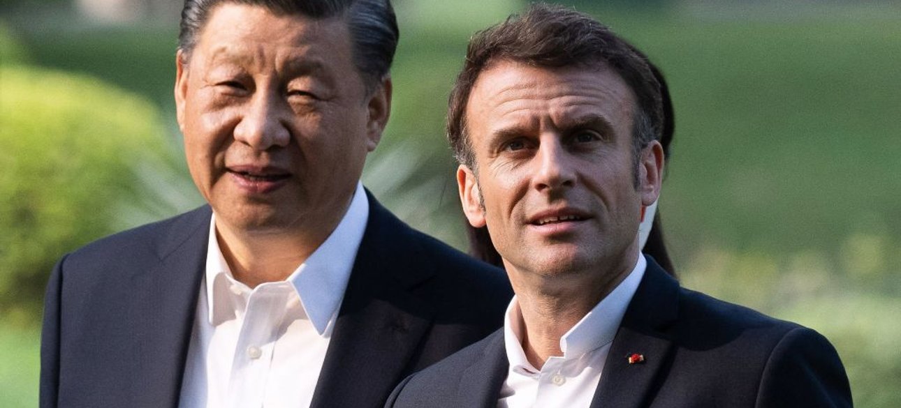Макрон і Сі Цзіньпін — зустріч без краваток
