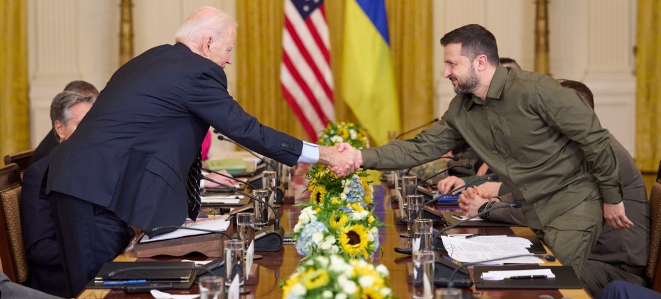 Байден, Зеленский